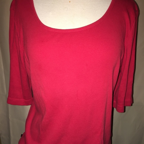 Lauren by Ralph Lauren Red Blouse - Picture 1 of 8